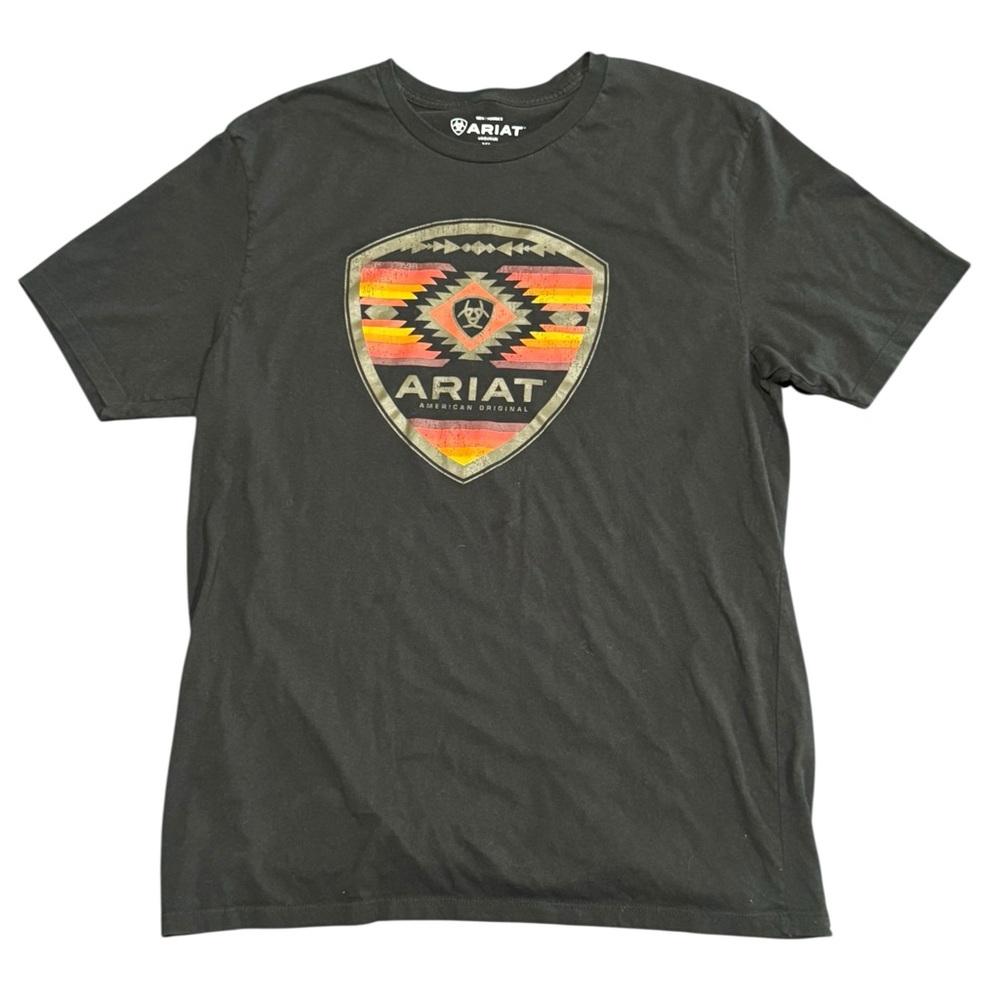 Ariat Graphic T-Shirt XL Black Southwest Logo 100% Cotton